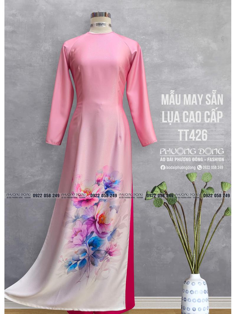 Áo Dài Truyền Thống Lụa Cao Cấp TT426